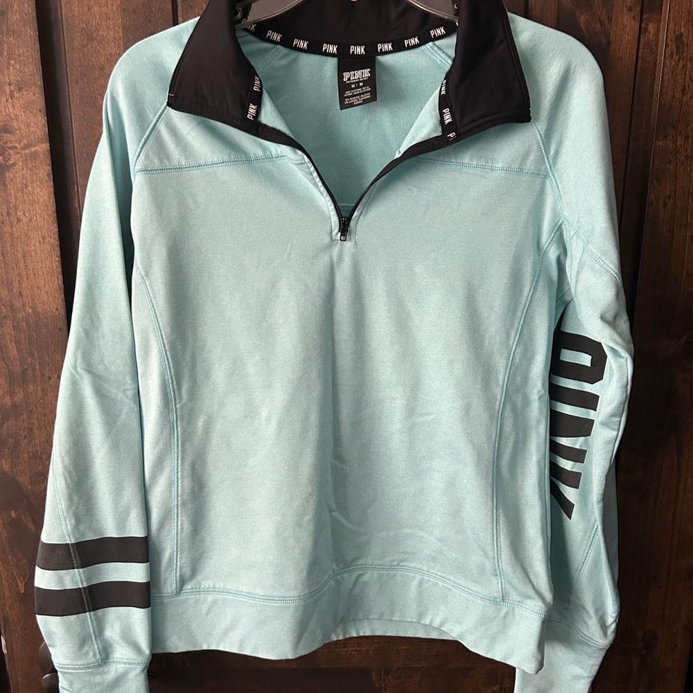 PINK Victoria's Secret Aqua Sweatshirt